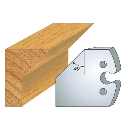 Jeu De 2 Fers Profiles Acier Ht.50Mm N°205 ref 855.205 Leman