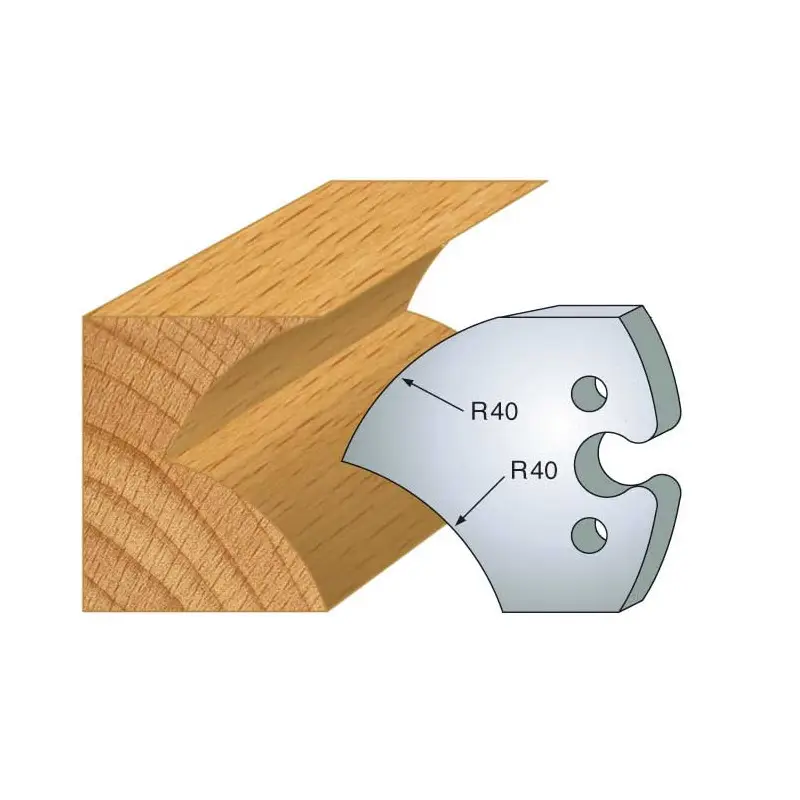 Jeu De 2 Fers Profiles Acier Ht.50Mm N°209 ref 855.209 Leman