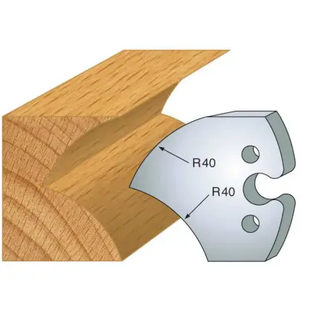Jeu De 2 Fers Profiles Acier Ht.50Mm N°209 ref 855.209 Leman