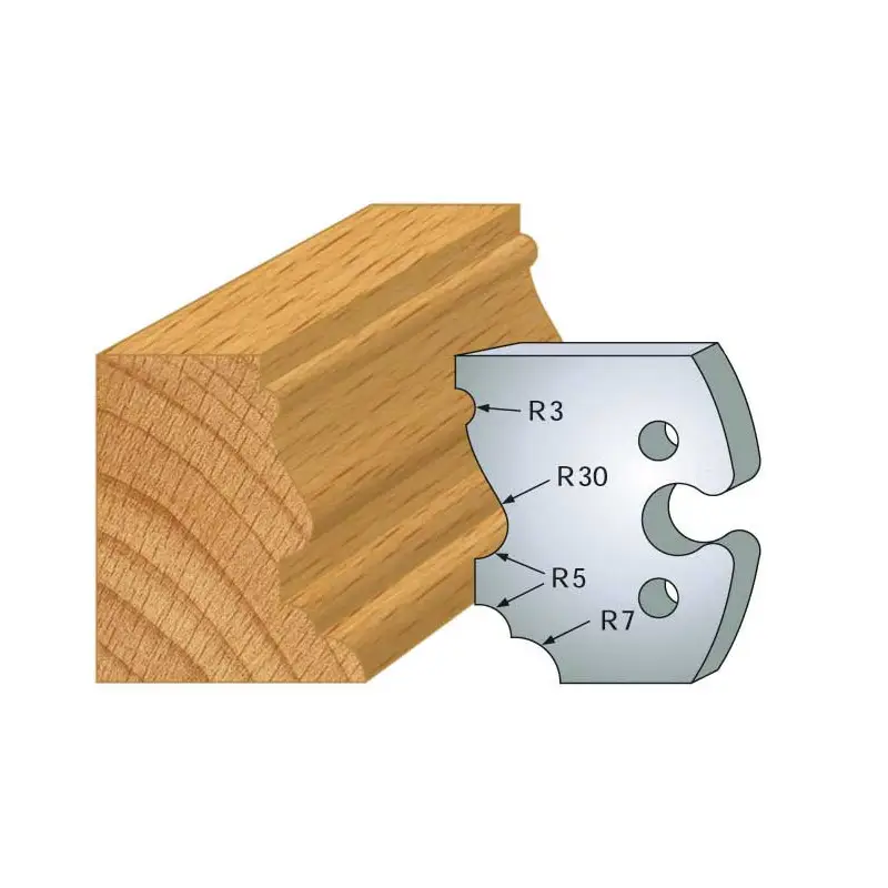 Jeu De 2 Fers Profiles Acier Ht.50Mm N°210 ref 855.210 Leman