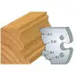 Jeu De 2 Fers Profiles Acier Ht.50Mm N°210 ref 855.210 Leman