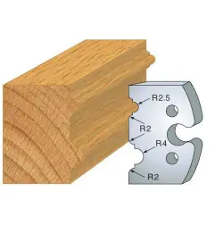 Jeu De 2 Fers Profiles Acier Ht.50Mm N°211 ref 855.211 Leman