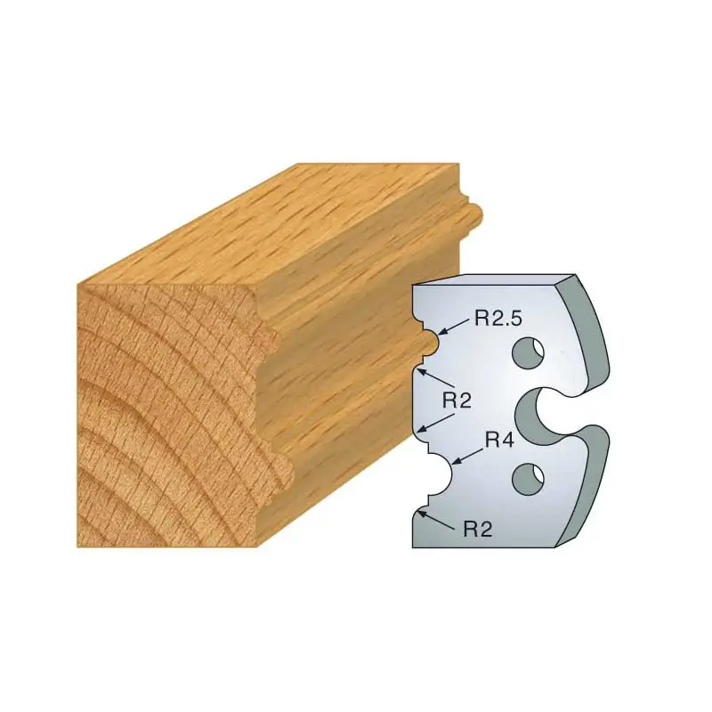 Jeu De 2 Fers Profiles Acier Ht.50Mm N°211 ref 855.211 Leman