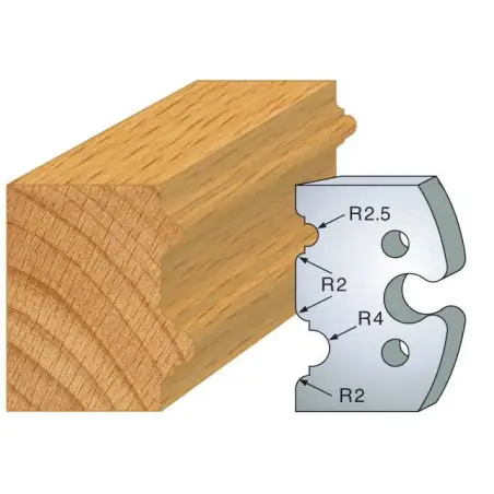 Jeu De 2 Fers Profiles Acier Ht.50Mm N°211 ref 855.211 Leman