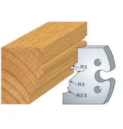 Jeu De 2 Fers Profiles Acier Ht.50Mm N°213 ref 855.213 Leman