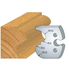Jeu De 2 Fers Profiles Acier Ht.50Mm N°216 ref 855.216 Leman