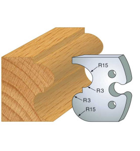 Jeu De 2 Fers Profiles Acier Ht.50Mm N°216 ref 855.216 Leman