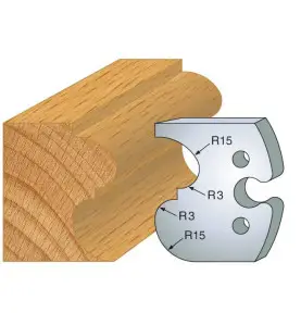 Jeu De 2 Fers Profiles Acier Ht.50Mm N°216 ref 855.216 Leman