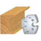 Jeu De 2 Fers Profiles Acier Ht.50Mm N°217 ref 855.217 Leman