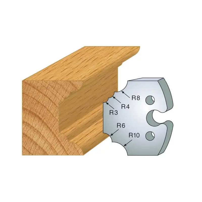 Jeu De 2 Fers Profiles Acier Ht.50Mm N°220 ref 855.220 Leman