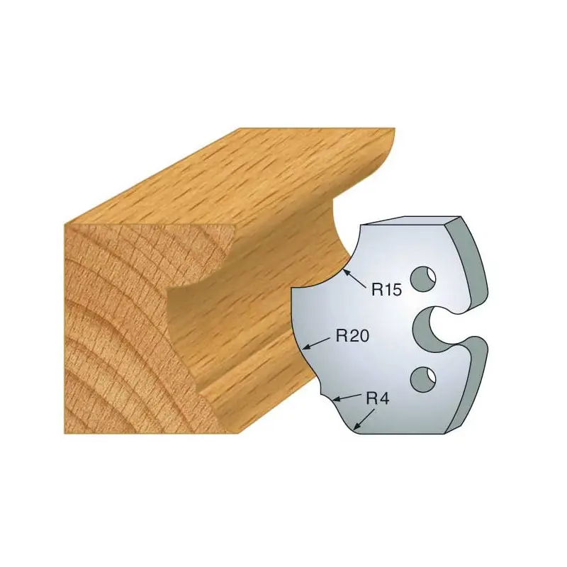 Jeu De 2 Fers Profiles Acier Ht.50Mm N°223 ref 855.223 Leman