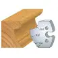 Jeu De 2 Fers Profiles Acier Ht.50Mm N°223 ref 855.223 Leman