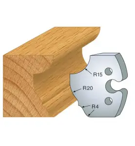 Jeu De 2 Fers Profiles Acier Ht.50Mm N°223 ref 855.223 Leman