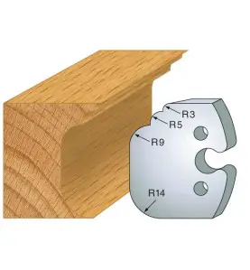 Jeu De 2 Fers Profiles Acier Ht.50Mm N°225 ref 855.225 Leman