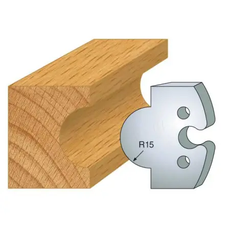 Jeu De 2 Fers Profiles Acier Ht.50Mm N°226 ref 855.226 Leman
