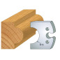 Jeu De 2 Fers Profiles Acier Ht.50Mm N°227 ref 855.227 Leman