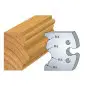 Jeu De 2 Fers Profiles Acier Ht.50Mm N°228 ref 855.228 Leman