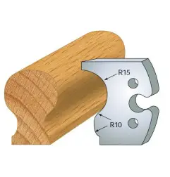 Jeu De 2 Fers Profiles Acier Ht.50Mm N°229 ref 855.229 Leman