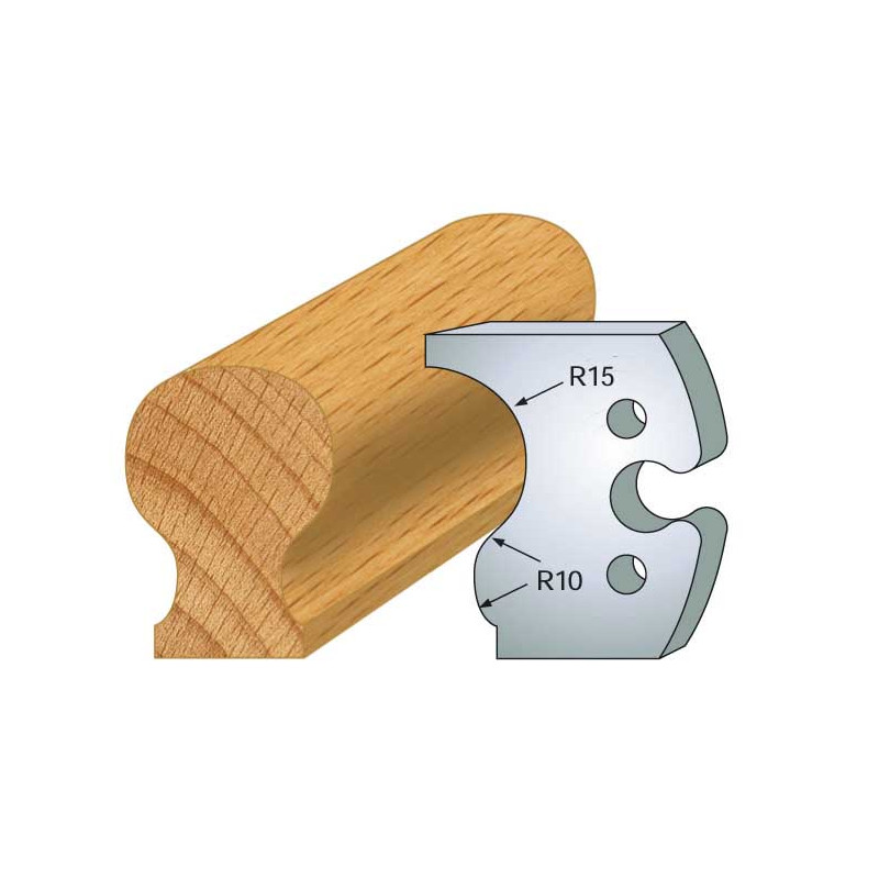 Jeu De 2 Fers Profiles Acier Ht.50Mm N°229 ref 855.229 Leman