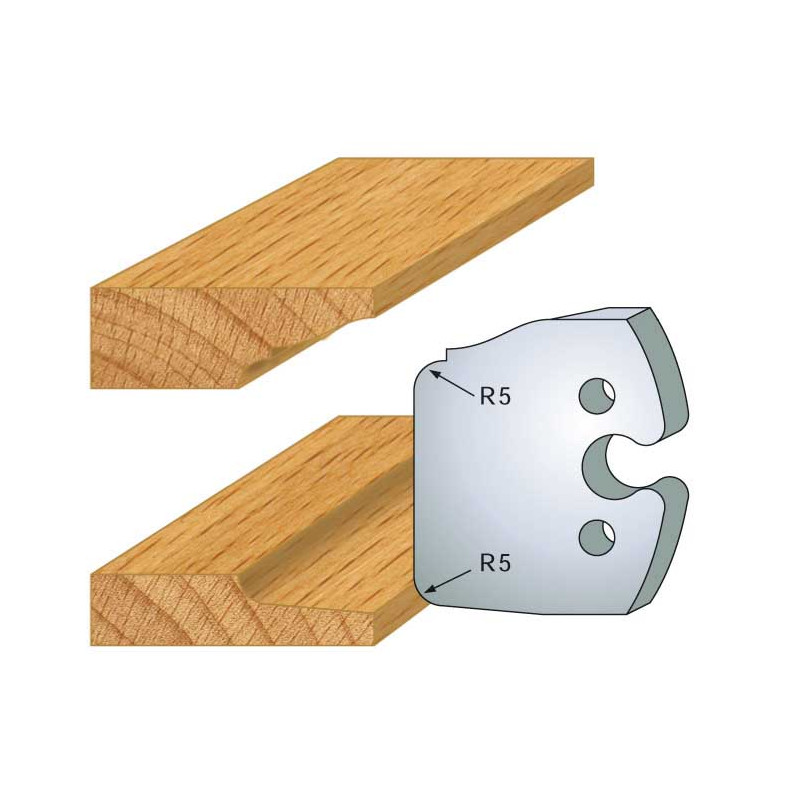 Jeu De 2 Fers Profiles Acier Ht.50Mm N°231 ref 855.231 Leman