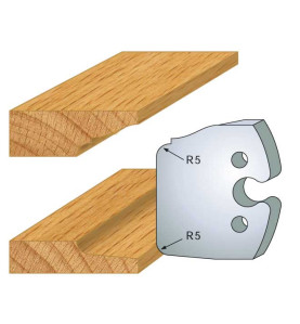 Jeu De 2 Fers Profiles Acier Ht.50Mm N°231 ref 855.231 Leman