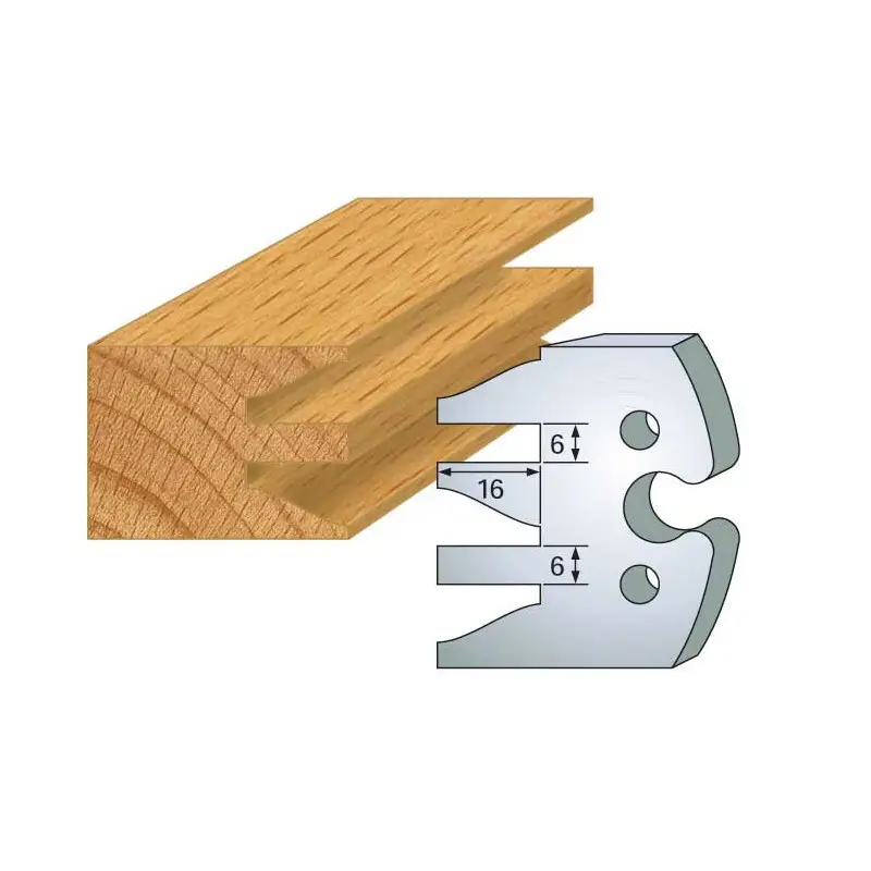 Jeu De 2 Fers Profiles Acier Ht.50Mm N°232 ref 855.232 Leman