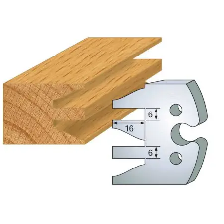 Jeu De 2 Fers Profiles Acier Ht.50Mm N°232 ref 855.232 Leman