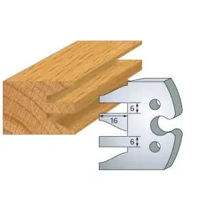 Jeu De 2 Fers Profiles Acier Ht.50Mm N°232 ref 855.232 Leman