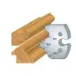 Jeu De 2 Fers Profiles Acier Ht.50Mm N°233 ref 855.233 Leman