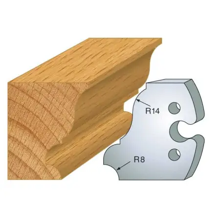 Jeu De 2 Fers Profiles Acier Ht.50Mm N°235 ref 855.235 Leman