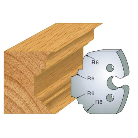 Jeu De 2 Fers Profiles Acier Ht.50Mm N°236 ref 855.236 Leman