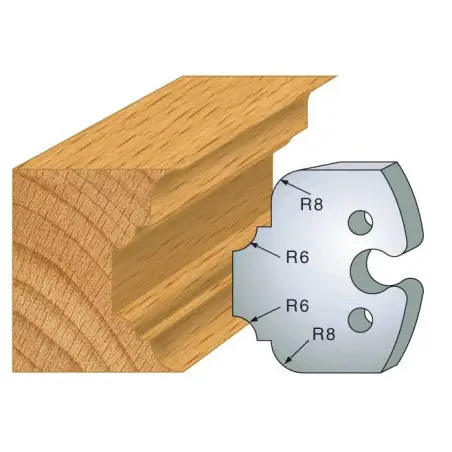 Jeu De 2 Fers Profiles Acier Ht.50Mm N°236 ref 855.236 Leman
