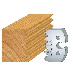 Jeu De 2 Fers Profiles Acier Ht.50Mm N°237 ref 855.237 Leman