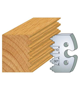 Jeu De 2 Fers Profiles Acier Ht.50Mm N°237 ref 855.237 Leman