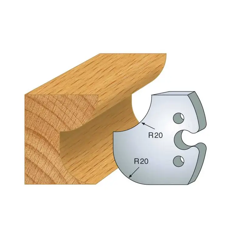 Jeu De 2 Fers Profiles Acier Ht.50Mm N°238 ref 855.238 Leman