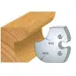 Jeu De 2 Fers Profiles Acier Ht.50Mm N°238 ref 855.238 Leman