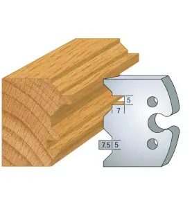 Jeu De 2 Fers Profiles Acier Ht.50Mm N°239 ref 855.239 Leman