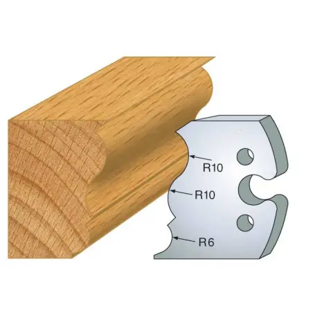 Jeu De 2 Fers Profiles Acier Ht.50Mm N°240 ref 855.240 Leman