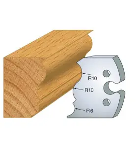 Jeu De 2 Fers Profiles Acier Ht.50Mm N°240 ref 855.240 Leman