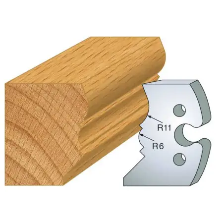 Jeu De 2 Fers Profiles Acier Ht.50Mm N°241 ref 855.241 Leman