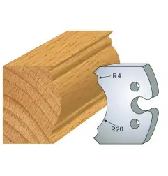 Jeu De 2 Fers Profiles Acier Ht.50Mm N°242 ref 855.242 Leman