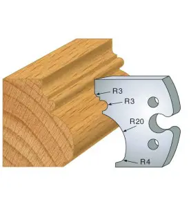Jeu De 2 Fers Profiles Acier Ht.50Mm N°243 ref 855.243 Leman