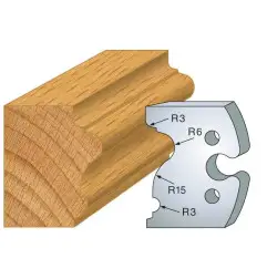 Jeu De 2 Fers Profiles Acier Ht.50Mm N°244 ref 855.244 Leman