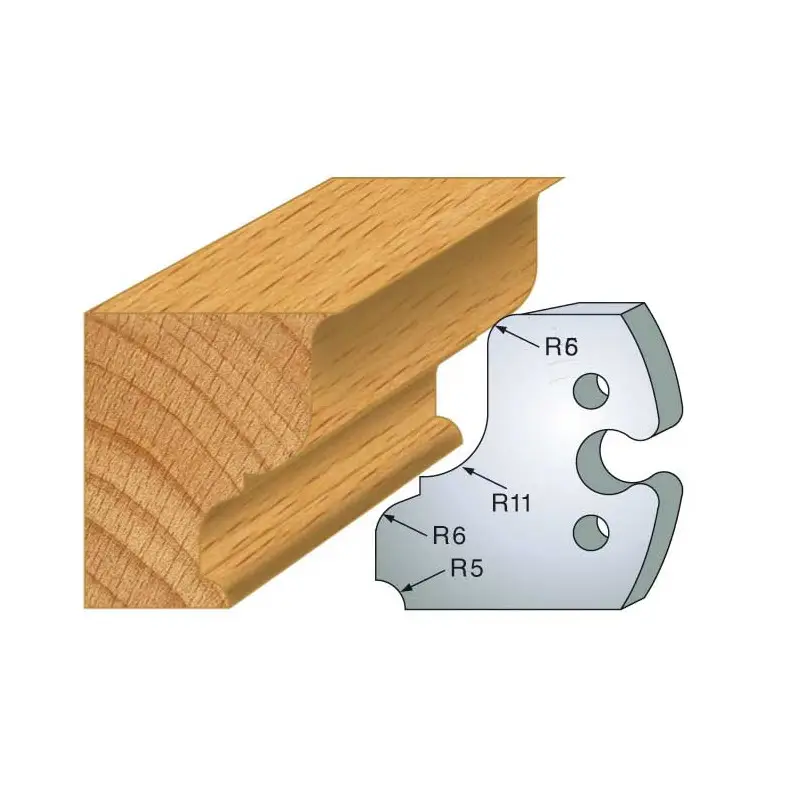 Jeu De 2 Fers Profiles Acier Ht.50Mm N°245 ref 855.245 Leman