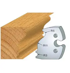 Jeu De 2 Fers Profiles Acier Ht.50Mm N°247 ref 855.247 Leman