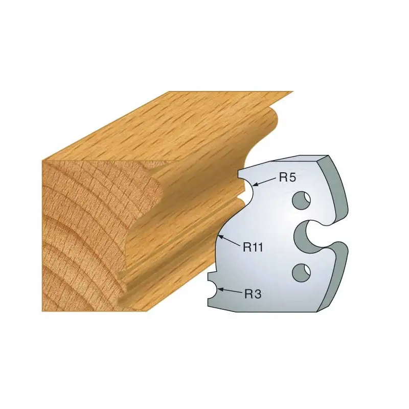 Jeu De 2 Fers Profiles Acier Ht.50Mm N°247 ref 855.247 Leman