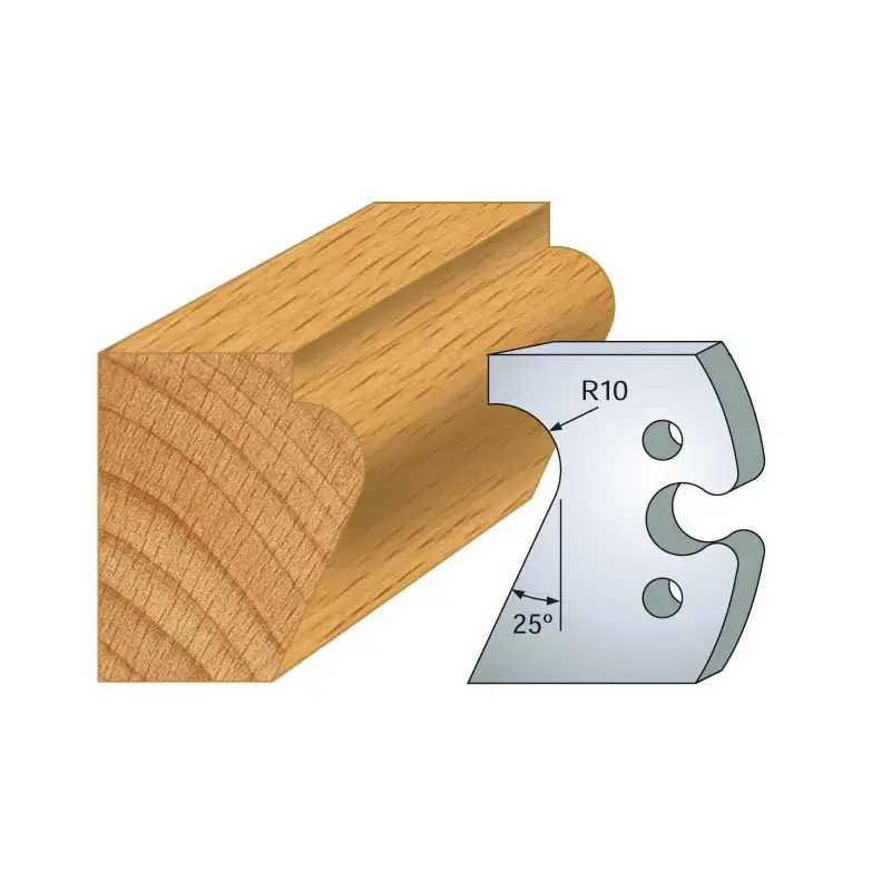 Jeu De 2 Fers Profiles Acier Ht.50Mm N°248 ref 855.248 Leman