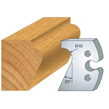Jeu De 2 Fers Profiles Acier Ht.50Mm N°248 ref 855.248 Leman