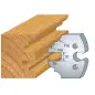 Jeu De 2 Fers Profiles Acier Ht.50Mm N°250 ref 855.250 Leman