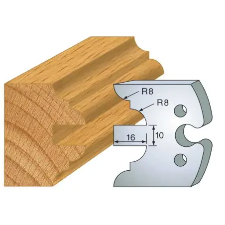 Jeu De 2 Fers Profiles Acier Ht.50Mm N°251 ref 855.251 Leman